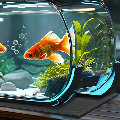 Aquarium Non Slip Shockproof Mat Thicken Fish Tank Leveling Pad for Enhanced Stability and Abrasion Resistant for Fish Tank 23.62 * 13.77 * 0.23in