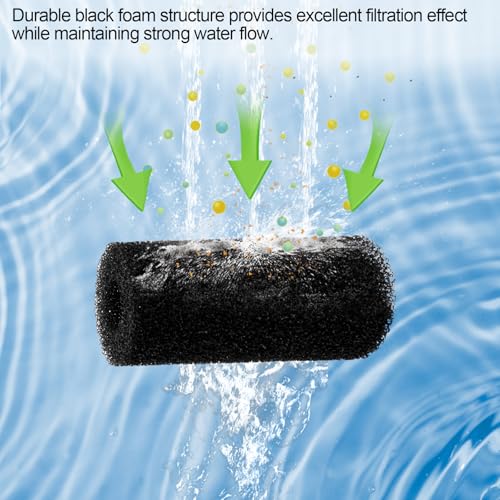 Pre-Filter Sponge Roll for Beckett Pond G FR DP Pump, 7209410 7137710 Black Foam 2 Paack