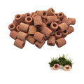 20 Pcs Aquatic Water Plant Fixed Rings, Aquarium Landscape Ceramic Pottery Plant Pot Gravity Ring for Fish Tank Accessories - size: Small