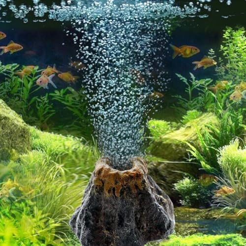Practical Decoration Aquarium Air Bubble Ornament Oxygen Pump Air Bubble Stone Fish Tank Accessories(B)