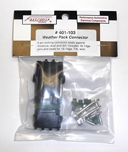 Fastronix Weather Pack Connector Kit (3-Pin)