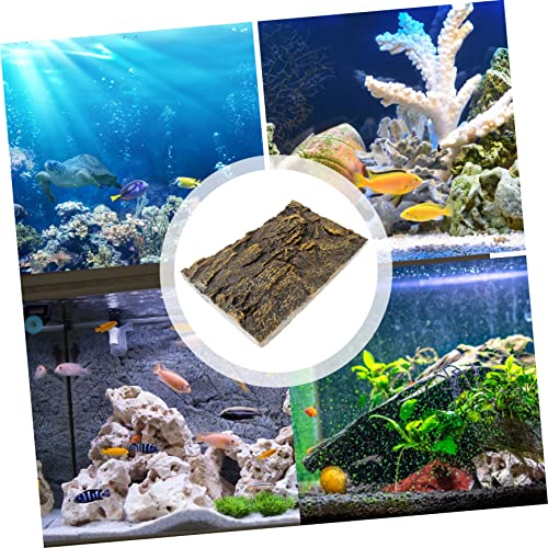 Custom Reptile Tank Decor 3D Terrarium Background Board Natural Background Spider Reptile Aquarium - color: As Shown 1, size: 45.00X30.00X3.50CM