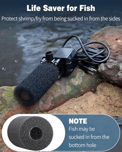 Pawfly 6 Pack Pre-Filter Sponge Fit for Beckett Pond G FR DP Pump, Part No 7209410 7137710, Replacement Pre-Filter Foam Roll - size: 6 Pack