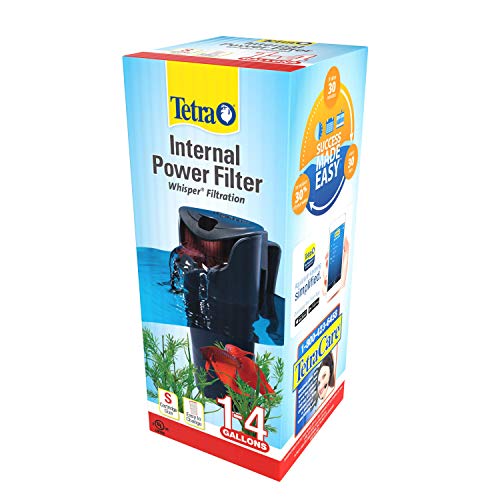 Tetra Whisper 4i Internal Power Filter, Filtration for Aquariums Between 1 and 4 Gallons - size: 1 - 4 Gallons