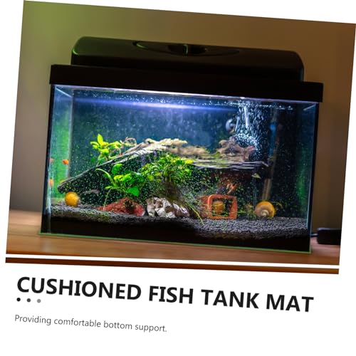 Abaodam Fish Tank Mat Shockproof Aquarium Pad Non-Skid Bottom Cushion for Stability Thick Support for Fish Tanks and Aquariums for Clownfish and More