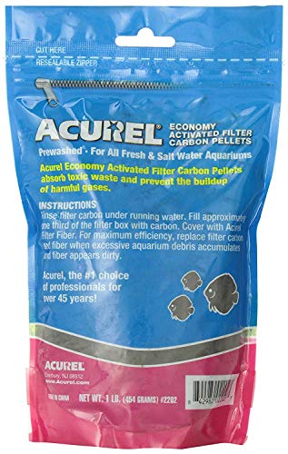 Acurel LLC Economy Activated Filter Carbon Pellets, 6-Pounds (2 Packages, 3 Pounds each) - size: 3-Pound (2 Pack)