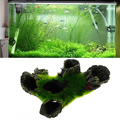 Aquarium Tank Tube Breeding Hiding Cave Shelter for Fish Shrimp Spawn Live Plant