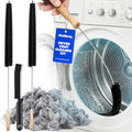 Holikme 3 Pcs Dryer Vent Cleaner Kit, 304 Stainless Steel Replacement Lint Brush for Clothes Dryer Vent Trap, Cleaning Brush & Flexible Crevice Tool - size: Standard 2Pack