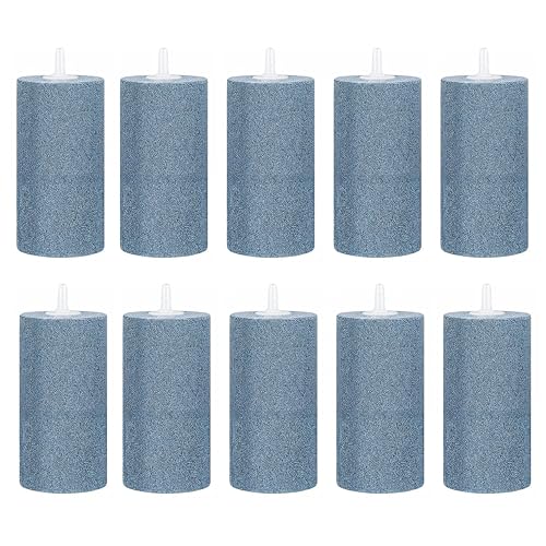 Simple Deluxe 602 GPH Air Pump 18W 38L/min 6 Adjustable Air Flow Outlets with 25 Feet Airline Tubing for Aquarium, Pond, Hydroponics Systems, Silver - size: 10 Pack-New