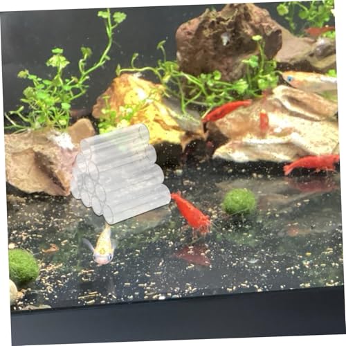 UKCOCO Shrimp Shelter Tube Fish Hiding Cave for Aquariums Sturdy and Safe Decoration Provides Shelter for Fish and Shrimp for Tank Decor and Breeding