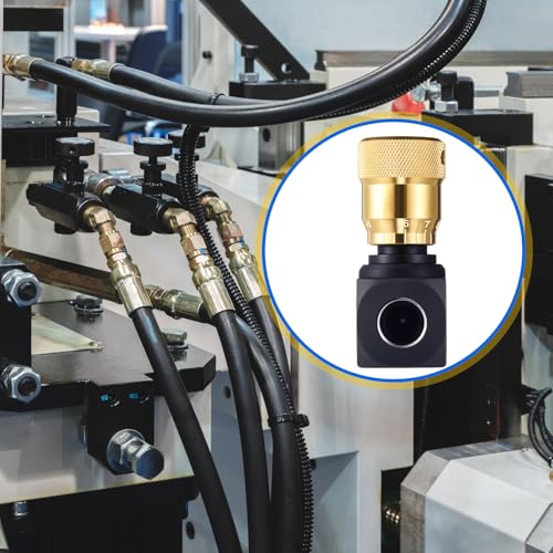 Pelopy 3/8 Inch Npt Ports Hydraulic Flow Control Needle Valve Single Direction Carbon Steel Hydraulic - size: 3/8 Inch