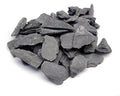 Natural Slate Stone -1/2 to 1 inch. Perfect Size for Miniature or Fairy Gardens, Aquariums, Reptiles, Terrariums, Model Railroads, Dioramas & Wargaming (1lb Grey) - style: 1lb grey
