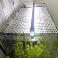 4Pcs Adjustable Aquarium Grid Lid with Clip Fish Tank Top Cover Filter Bottom Tray Divider Isolation Board Egg Crate Tray