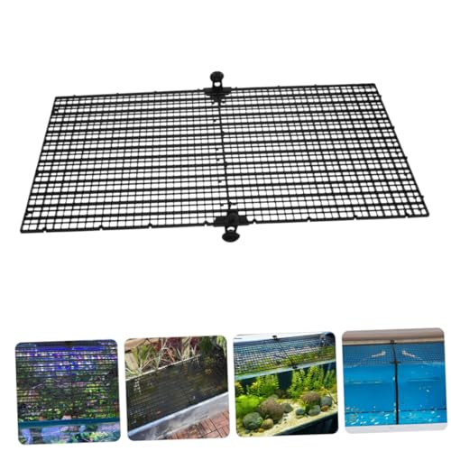 Toddmomy 4pcs Aquarium Grid Divider Fish Tank Plastic Separator to Prevent Fish Escaping Panels Cups and Easy to Maintain