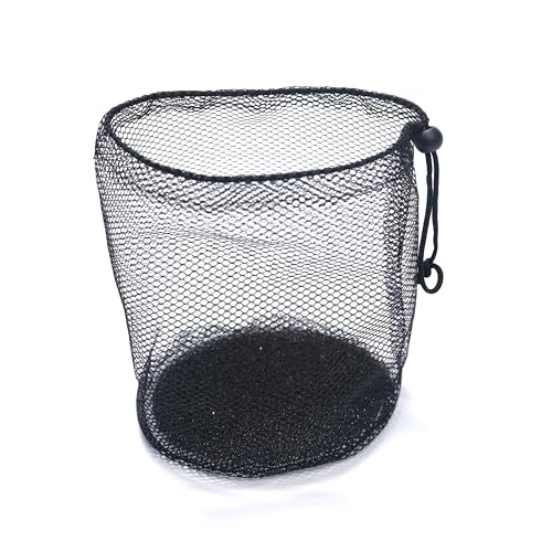 Jokari Nylon Pool Pump Filter Protection Mesh Bag with Sponge Base for 6x6x8 Inch Filters. Prevents Clogging, Protects Pump from Large Debris. Durable, Easy-to-Use Net Cover for Cleaner Pools