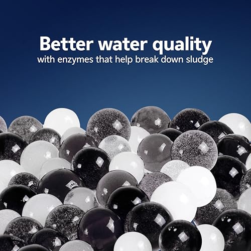 Aqueon PURE Betta Beads, Water Care for Unfiltered Aquariums, Maintains Clear Water and Helps Breakdown Organic Sludge, Black & White - color: Black & White, size: One Pouch