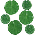 6Pcs Floating Lily Pads for Ponds: Realistic Lily Pads Leaves, Artificial Floating Foam Lotus Leaves Pond Decor for Pond Pool Koi Fish Patio Aquarium