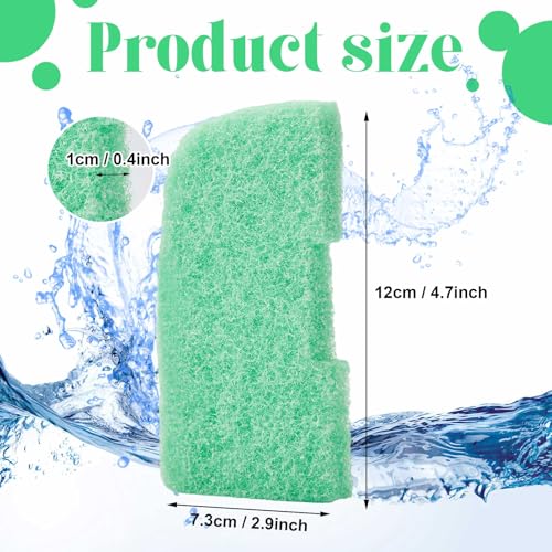 Threlaco 10 Pack Phosphate Remover Pads Compatible with fluval 307/407/306/406, Aquarium Filter Replacement Pads for Fish Tank (Green) - color: 306/407/406/407 Phosphate Remover