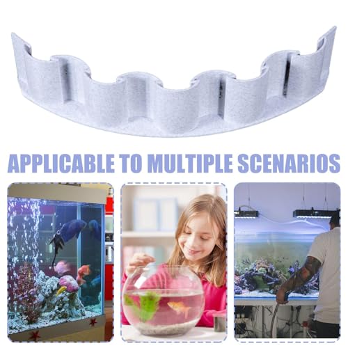 Fish Tank Fence - Aquarium Substrate Divider, Gravel Barrier Panel | Separation Grid for Tank Decoration, Underwater Landscaping Wall for Sand Isolation, Divider for Setup - color: B