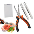 Fish Bone Pliers Tweezers 3pcs Fish Deboning Tools for All Kind of Fish Stainless Steel (3pcs)