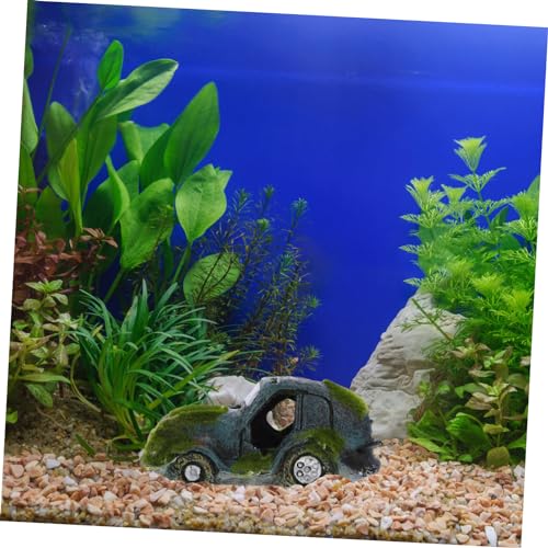 iplusmile Fish Tank Landscaping Car Decor Ornament Aquarium Landscaping Fish Landscape Accessories Aquarium Adornment Aquarium Landscape Fish Tank Habitat Vegetable Crafts