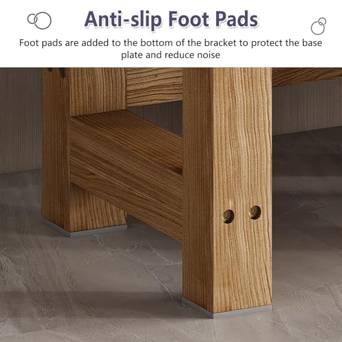 Customizable Solid Wood Fish Tank Stand, Indoor Storage Rack with Non-Slip Feet, Perfect for Home, Office, and Hotel Use (27.6x17.7in) - Durable & Stylish - size: 70x45cm/27.6x17.7in