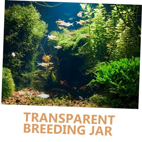 5pcs Transparent Fish Breeding Tube Shelter for Aquarium Fish Tank Decor Hiding Breeding Space for Shrimp Turtles