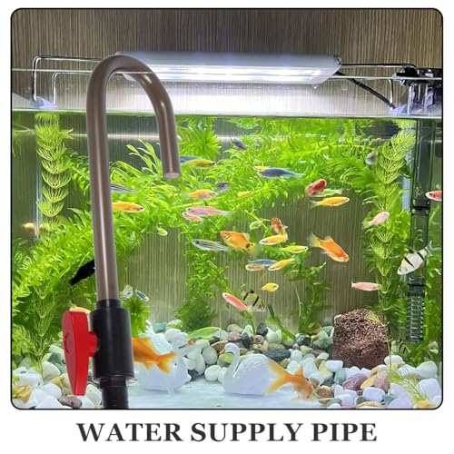 balacoo Aquarium Hook Water Changer, Hanging Fish Tank Water Changer with Flow Switch - Easy to Install, Fit 1/2, 5/8, 3/4'' Hose