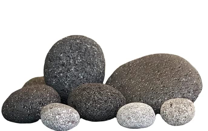 LANDEN Taiji Stone Natural Rocks(18lbs, 2~9 inches,6pcs) for Aquascape and Bonsai, Aquarium, Paludarium, Fish Tank Decoration Rocks, Landscaping Model Stone - size: 10 Taiji Stone(2-9 inches, 17lbs)