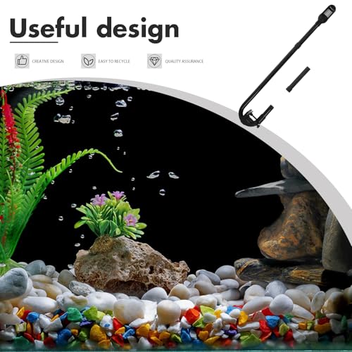 BESPORTBLE Aquarium External Canister Filter Inlet Outlet Tube, Fish Tanks Water Tubing with Intake, Inflow Outflow Kit, Easy Install Aquarium Filter Accessories, Black