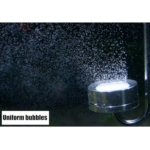 CO2 Atomizer Stainless Steel Bubble Diffuser with Suction Cup and Replacement Ceramic Disc with Suction Cup and Replacement Ceramic Disc