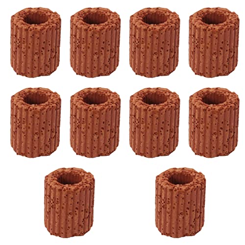 10pcs Water Plants Cultivation Fixed Ring Base 25mm Aquatic Water Plant Fixed Ring for Aquarium Landscape Ceramic Plant Pot