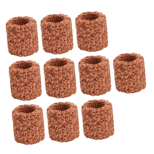 YARNOW 10pcs Ceramic Water Plant Fixed Aquatic Plant Support Bio Media for Fish Tank Stability and Nitrifying Culture Selection