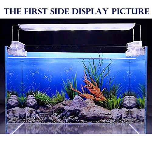 ELEBOX New 20" x 48" Fish Tank Background Paper Wallpaper 2 Sided Colorful Seaweed Water Plants Aquarium Background HD Poster Decorations - color: Sea World, size: H:19.5"x L:48"