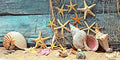 Starfish Aquarium Background Poster HD Fish Tank Decorations Landscape (48" x 24"/ 122 x 61cm) - size: 48" x 24"/ 122 x 61cm