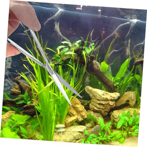 Stainless Steel Aquarium Scissor Plant Scissors for Floating Plants Easy Cleaning Tool for Fish Tanks