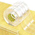 3Pack Clear Edge Protector Strip,1.18in x 16.4FT(49.2FT Total),Sharp Edge Wrap Cover Tape,Self Adhesive Protective Bumper Guards for Cabinet Door Desk Table Furniture,Kitchen Countertop,Waterproof - size: 3 Pack X 1.18in X 16.4ft