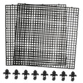 1set Fish Tank Divider Panels Aquarium Separator Cups Black Fish Tank Isolation Board for Breeding and Splicing and Easy to Install