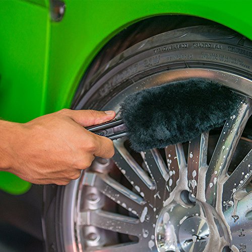 Chemical Guys Gerbil Wheel and Rim Cleaning Brush - Soft Natural Bristle Detailing Tool for Tires, Exhausts & Delicate Surfaces - Wheel Cleaner Brush to Safely Clean Brake Dust, Grime and Dirt, 1 Pack - size: 1 Count (Pack of 1)