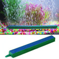 Saim Air Bubble Stone Hydroponic Fish Tank Air Stone Bubble Release Diffuser Bar for Fish Tank Aquarium Pump Green & Blue - size: 10 inch