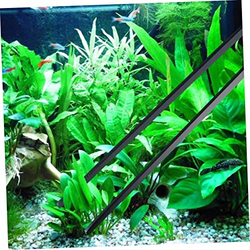 Happyyami 2pcs Aquarium Cleaning Tool Set Tweezers for Fish Tank Maintenance Includes Straight and Curved Design for Aquatic Plants and Landscaping Supplies