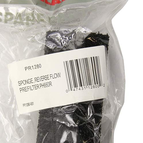 Marineland PR1280 Reverse Flow Prefilter Sponge for Aquarium
