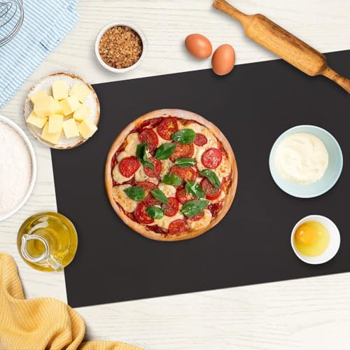 Large Silicone Heat Resistant Mat, 78.7” x 15.7” Nonslip Silicone Placemat for Countertop Protector, Nonstick Waterproof Table Desk Saver Pad for Kitchen & Dining,Black - color: Black, size: 78.7"L x 15.7"W