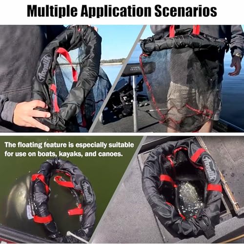 Aventik Float Fishing Net Bait Basket Ideal for Boat Kayak Canoe Bank Fishing Fishing Accessories for Live Fish