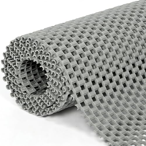 3x16.4ft PVC Drainage Floor Mat Pool Mat Non Slip Commercial Rubber Floor Mat Hollow Splash Matting Mesh Roll Wet Area Safety Mat for Outdoor Indoor Bathroom Garage Restaurant Kitchen Hallway - size: 3x16.4ft