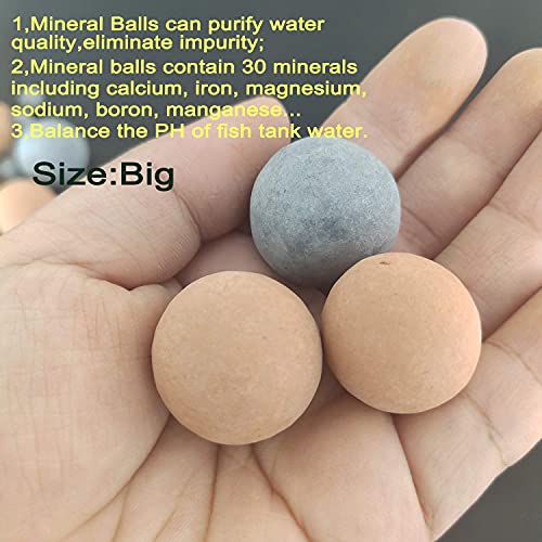 MEIMEI Ceramic Biological Media for Aquarium Decor - Porous Ornament for Betta Fish Tanks