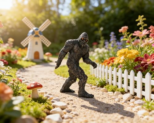 Bigfoot Sasquatch Miniature Garden Collection Figurine 5 inch, Fish Tanks Aquarium Decoration, Bigfoot Sasquatch Enthusiasts Gift Birthday Cake Decoration