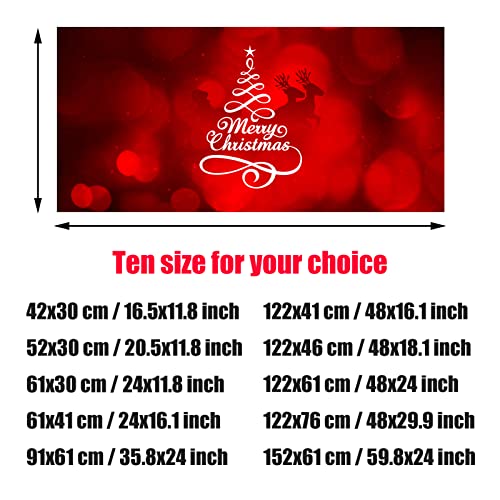 Christmas 3D Fish Tank Background Backdrop Aquarium Decorative Paper - Christmas TreeAquarium Background Poster PVC Self Adhesive Fish Tank Decor Landscape,122x61cm - size: 122x61cm