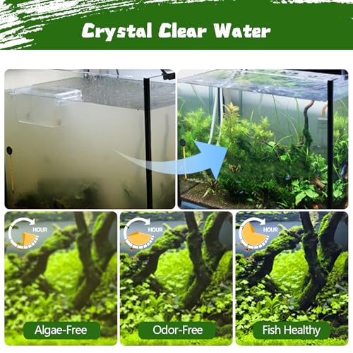 Aquarium Filter Floss 12 * 72 Inches,Dual Density Aquarium Filter Pad,Pond Filter Pad,Filter Media for Crystal Clear Water,Safe for Fish/Reef/Turtles - size: 12" x 72" - Dual Density