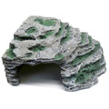Large Reptile Hide Shale Scape Step Ledge, Reptile Cave Hideout, Bearded Dragons Accessories, Basking Rocks for Bearded Dragons (Large-B-11.8 * 9.8 * 5.3) - style: Large-B-11.8 * 9.8 * 5.3
